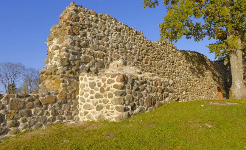 Livonian Order Castle Ruins, Latvia